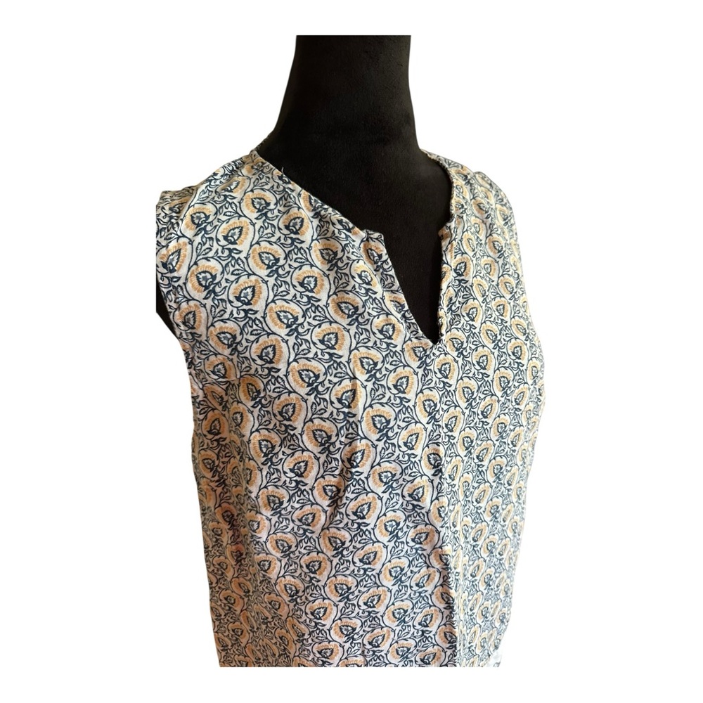 J. Jill Love Linen Women’s Elephant Print Sleeveless Tunic Top – Size S - Picture 5 of 16